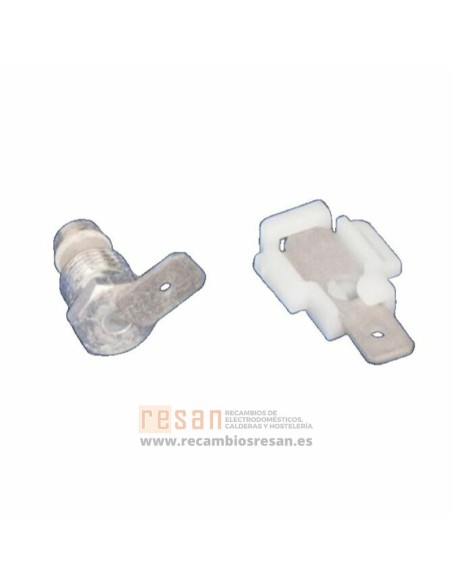 Conector termopar 6,3x0.8 g100