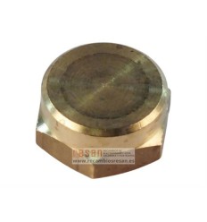 Tapon 1/2" h laton
