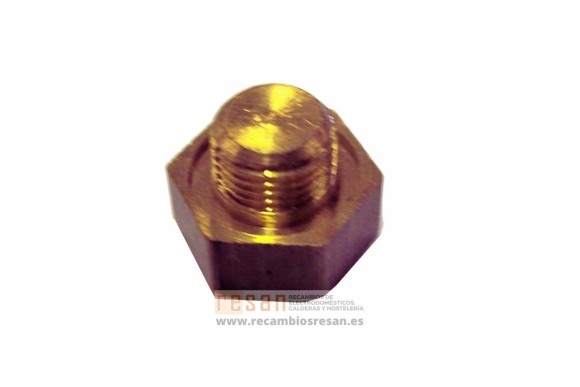 Tapon de laton 1/4" M