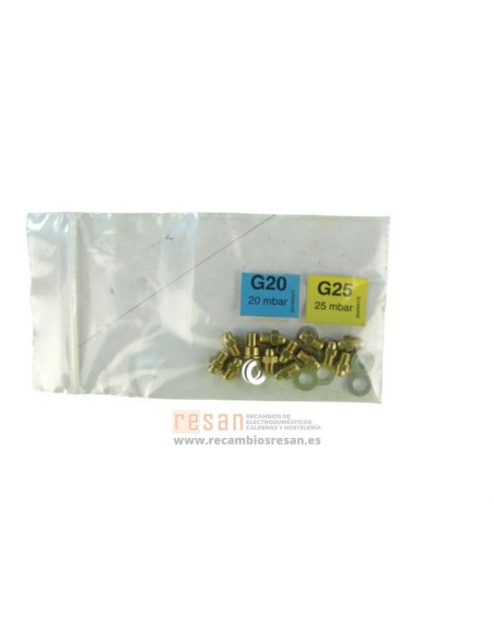Inyectores G20 (16 uds xD1.30 m/m)