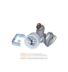 Termohidrometro 0-120°C 0/6 bar.cap.500 blanco
