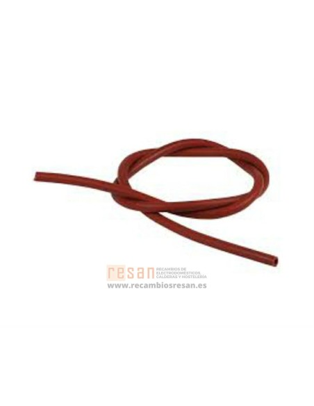 Tubo d.4 silicona rojo