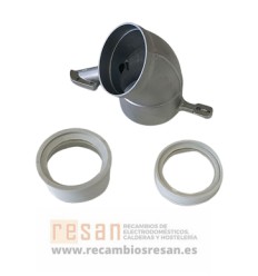 Curva salida de humos new elite 60