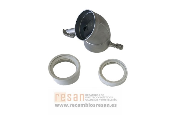Curva salida de humos new elite 60