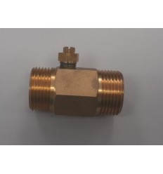 Adaptor de "t" y valvula antirretorno