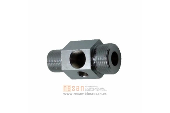 Racor 3/4"m-3/4"m calef. Bifell
