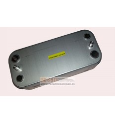Intercambiador 22 placas Eolo 154mm conexion X *