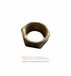 Tuerca 3/4" f para vastago en laton