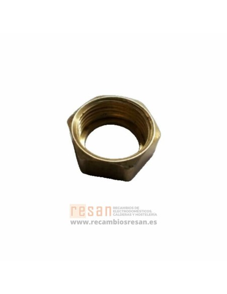Tuerca 3/4" f para vastago en laton