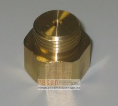 Tapon para anodo M4  1/2" M