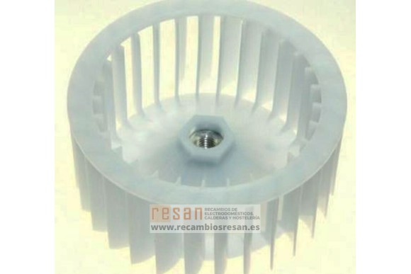 Rodillo de ventilador secadora D:90 mm