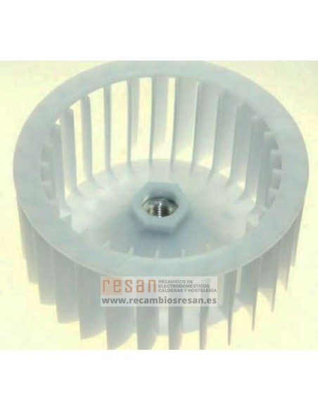 Rodillo de ventilador secadora D:90 mm
