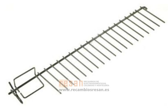 Soporte platos reclinable
