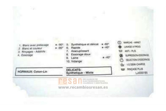 Tarjeta de programa fr.-a.spin