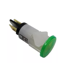 Piloto verde 12mm 230V