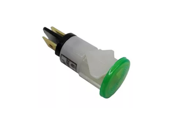 Piloto verde 12mm 230V