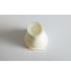 Tetina Grifo termo leche blanca
