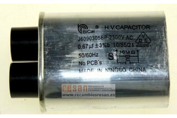 Condensador microondas 0.67uF Panasonic NE1840