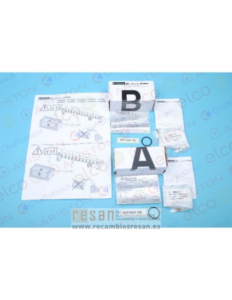 Transformacion metano Natural Ariston Egis 125