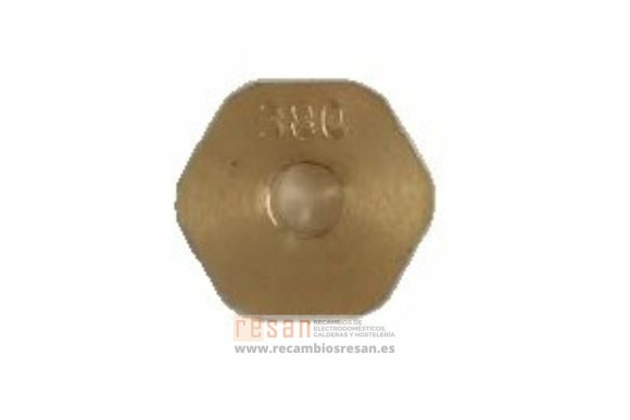 Inyector hexagonal d.3.80
