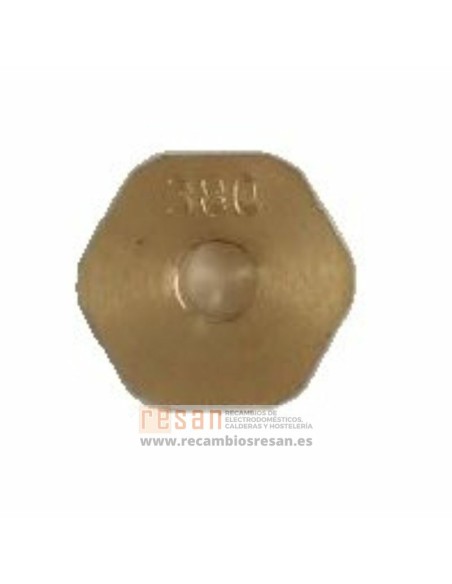Inyector hexagonal d.3.80