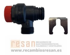 Valvula de seguridad Ferroli plastico original *