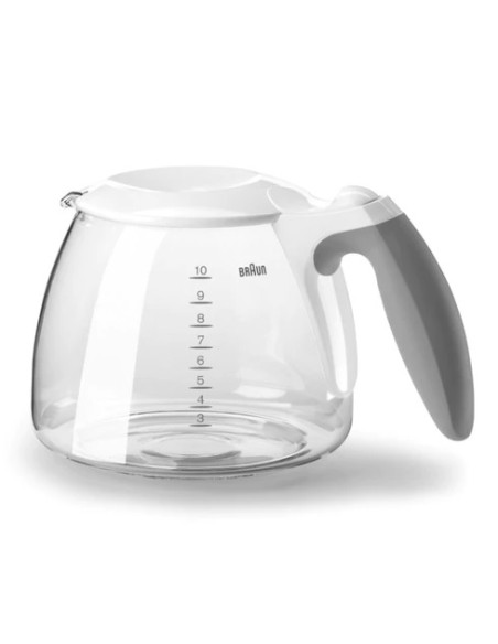 Jarra 10 tazas gris/blanco