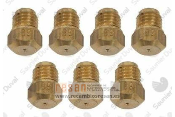 Inyectores glp saunier opalia c6e (7 uds)