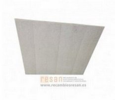 Placa barlan 1000x1000x6mm 850º