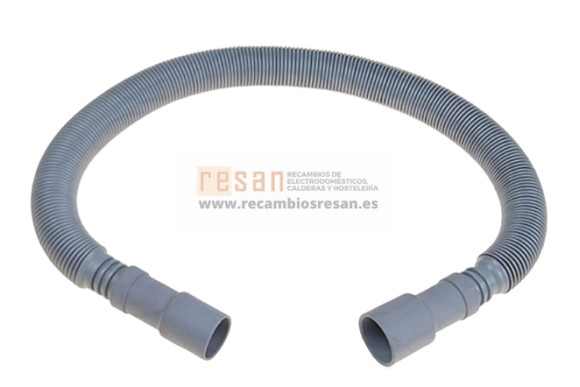 Tubo desagüe extensible 29x2000 mm 26/19 30/19 mm