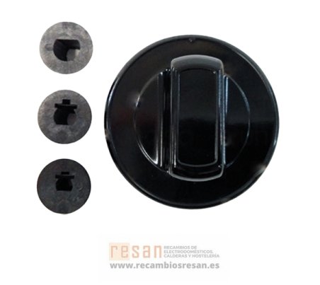Mando grifo gas universal 70mm eje 6-8-10mm