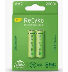 Pila recargable ReCyKo LR06 AA 2600mAh (2 uds)
