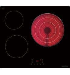 Vitroceramica radiante Aspes 3 fuegos