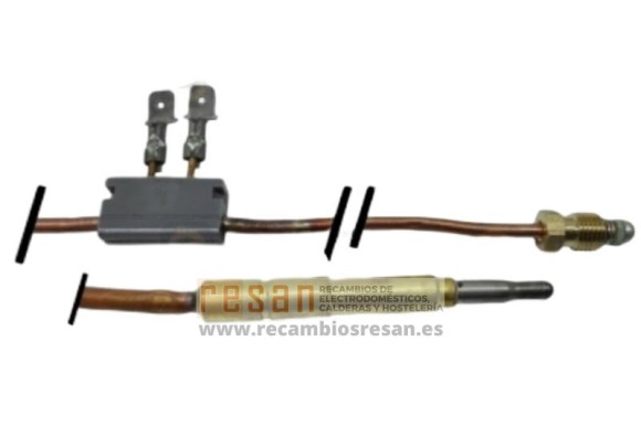 Termopar interrumpido M9x1 600mm