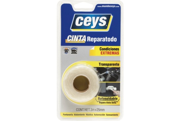Cinta adhesiva reparatodo Ceys 3 m x 25 mm