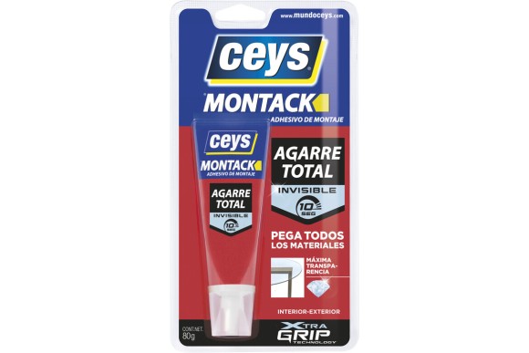 Pegamento Ceys Montak transparente 80g. polimero