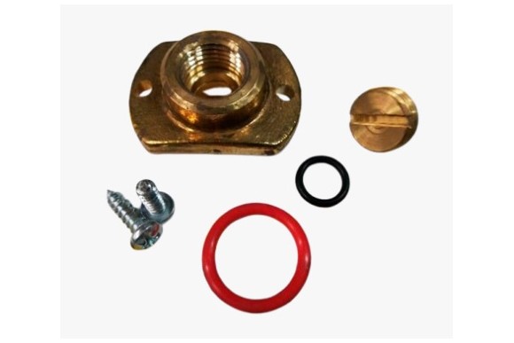 Toma PDC metalica pared simple