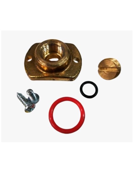 Toma PDC metalica pared simple