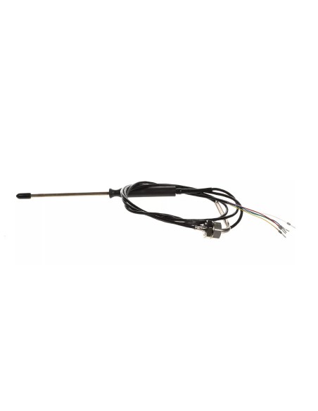 Sensor al corazón termopar K (NiCr-Ni) cable PTFE sonda -40 a +250°C bulbo ø4x100mm 1500mm