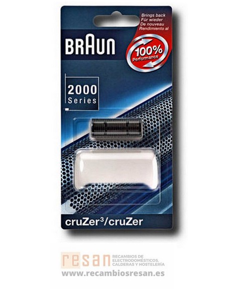 Cuchilla afeitar Braun 2000 series