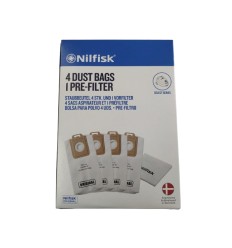 Bolsa aspirador Nilfisk Select Series 4 uds.