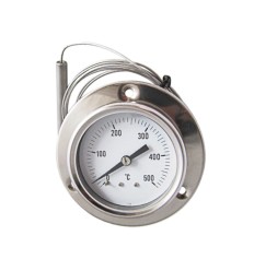 Termometro aguja para horno 0-500º bulbo 700 mm.