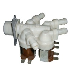 Electrovalvula 4 vias 180º 24V continua