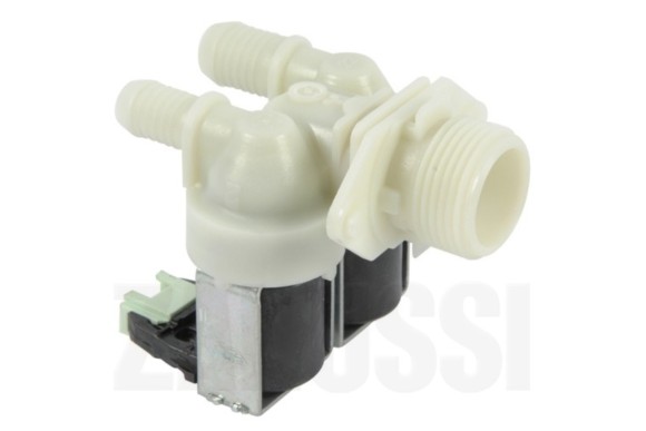 Electrovalvula 2 vias 180º Zanussi (conector)15 mm