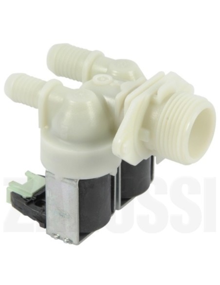 Electrovalvula 2 vias 180º Zanussi (conector)15 mm