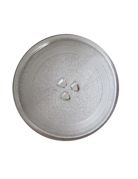 Plato microondas 245 mm. anclaje trebol macho