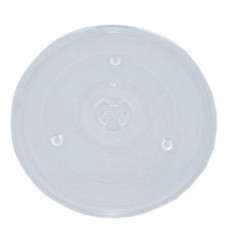 Plato microondas 255 mm. anclaje trebol hembra