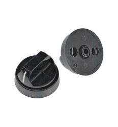Mando multiposicion horno d:41 mm. negro