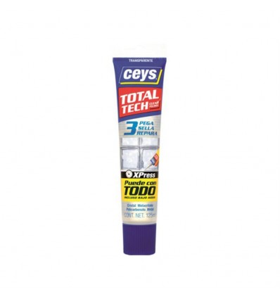 Adhesivo Total tech Ceys transparente tubo 125 ml