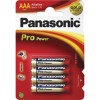 Pilas alcalinas Panasonic l.R03 1.5V (AAA) 4 uds